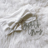 Acrylic Baby Announcement
