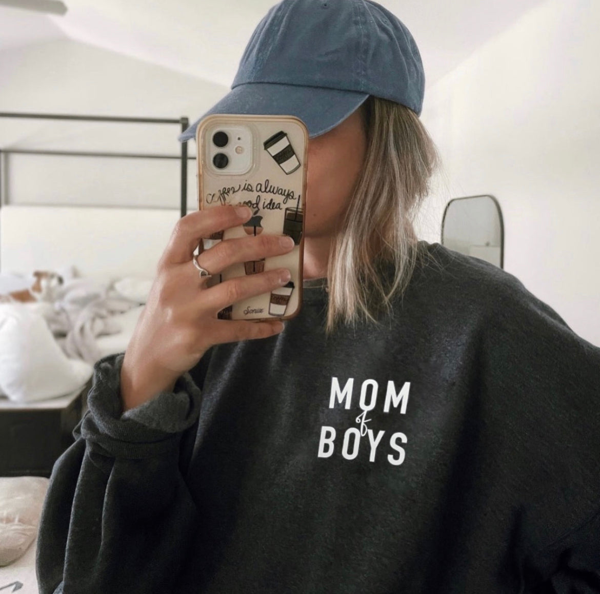 Mum of boys sweatshirt new arrivals