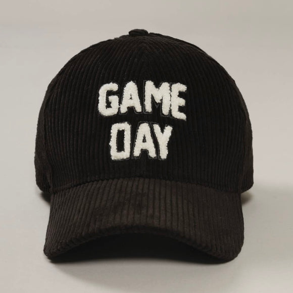 Game Day Corduroy Patched Hat