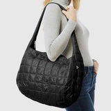 Large Quilted Puffer Bag