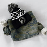 Stay Rad Stay Wild Checkered Beanie Infant and Toddler