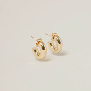 XXS 14K Gold Dipped Hoop Earrings