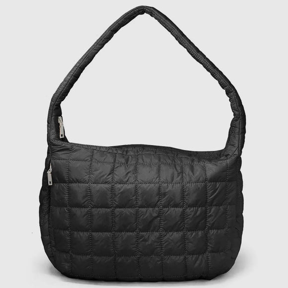 Large Quilted Puffer Bag