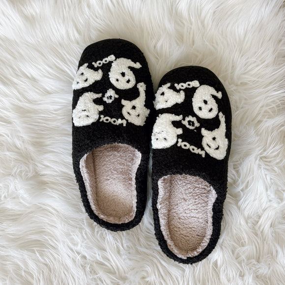 Spooky Cozy Halloween Slippers