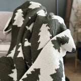 Tree Reversible Cozy Soft Throw Blanket
