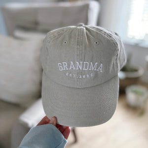 Grandma Est. 2025 Hat