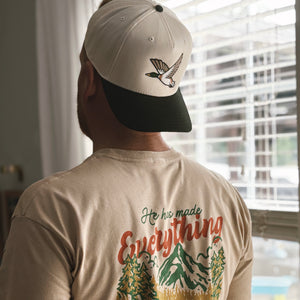 Flying Mallard Embroidered Hat