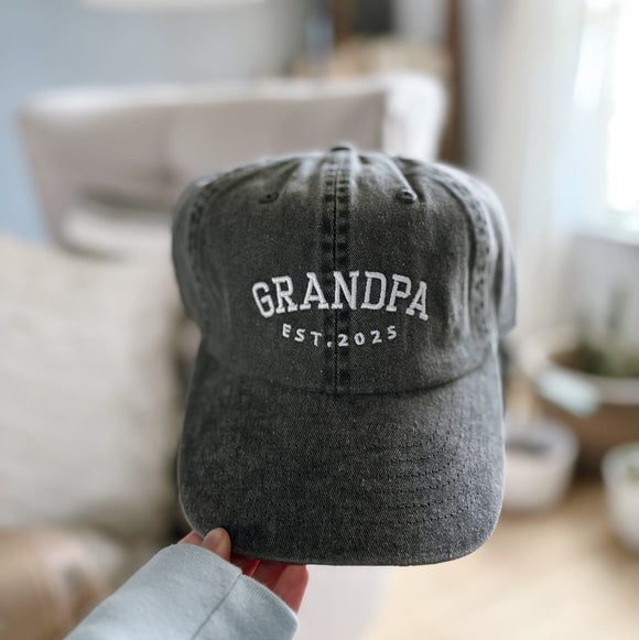 Grandpa Est. 2025 Hat