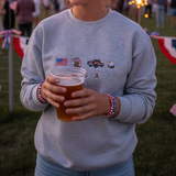 USA Icons Embroidered Sweatshirt