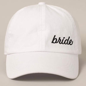 Bride Embroidered Hat