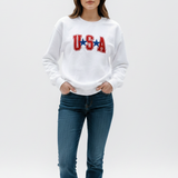 USA Embroidered Sweatshirt