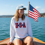 USA Embroidered Sweatshirt
