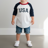 USA Toddler Baseball Tee