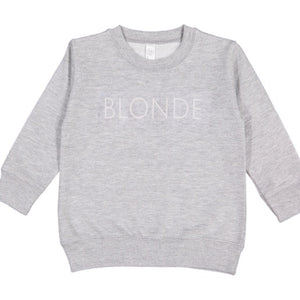 Blonde Toddler Sweatshirt